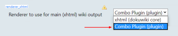 Combo Renderer Setting