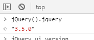 Jquery Version Browser Console